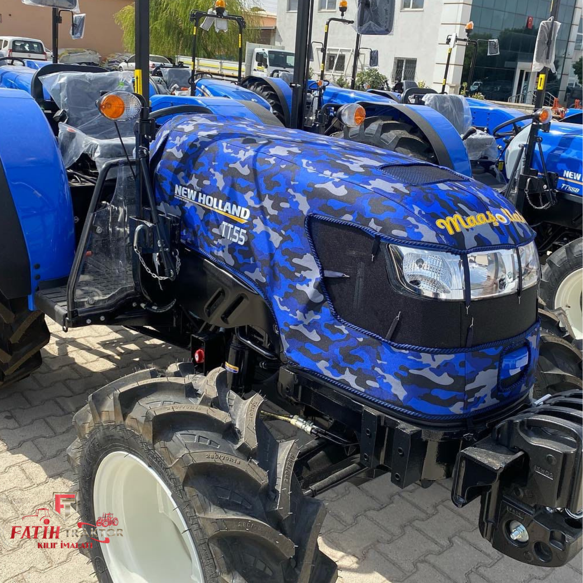 New Holland TT55 Traktör Kılıfı – Su Geçirmez, Dayanıklı, Özel Kesim
