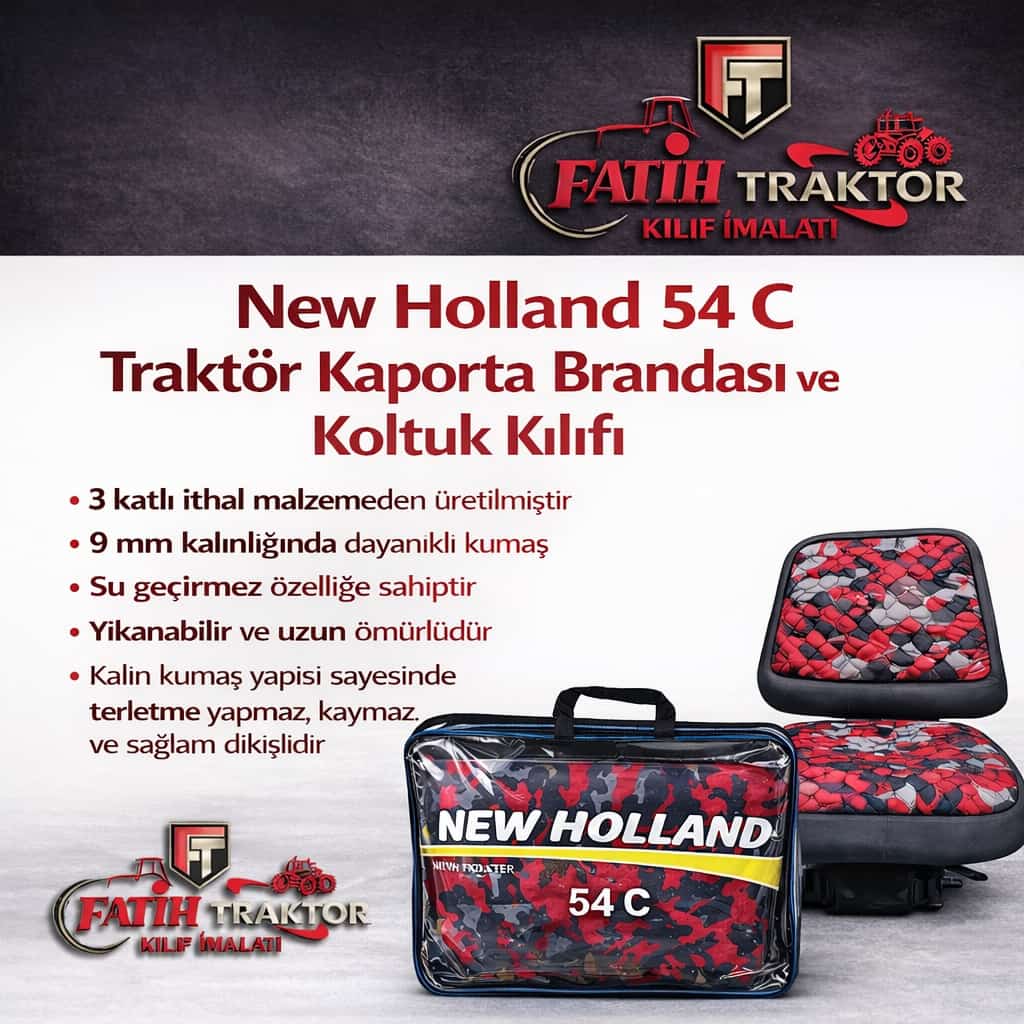 New Holland 54 C Traktör Kaporta Brandası ve Koltuk Kılıfı