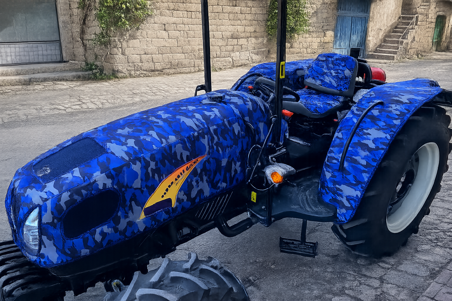 New Holland T580B Traktör Kılıfı – Tam Uyumlu & 4 Mevsim Koruma